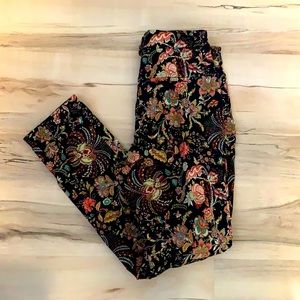 H&M paisley women’s pants size 6